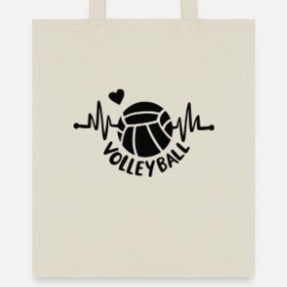Volleyball tote bag